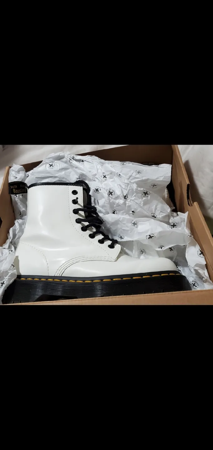 Dr. Martens Jadon White Platform Boots image indicator(3)