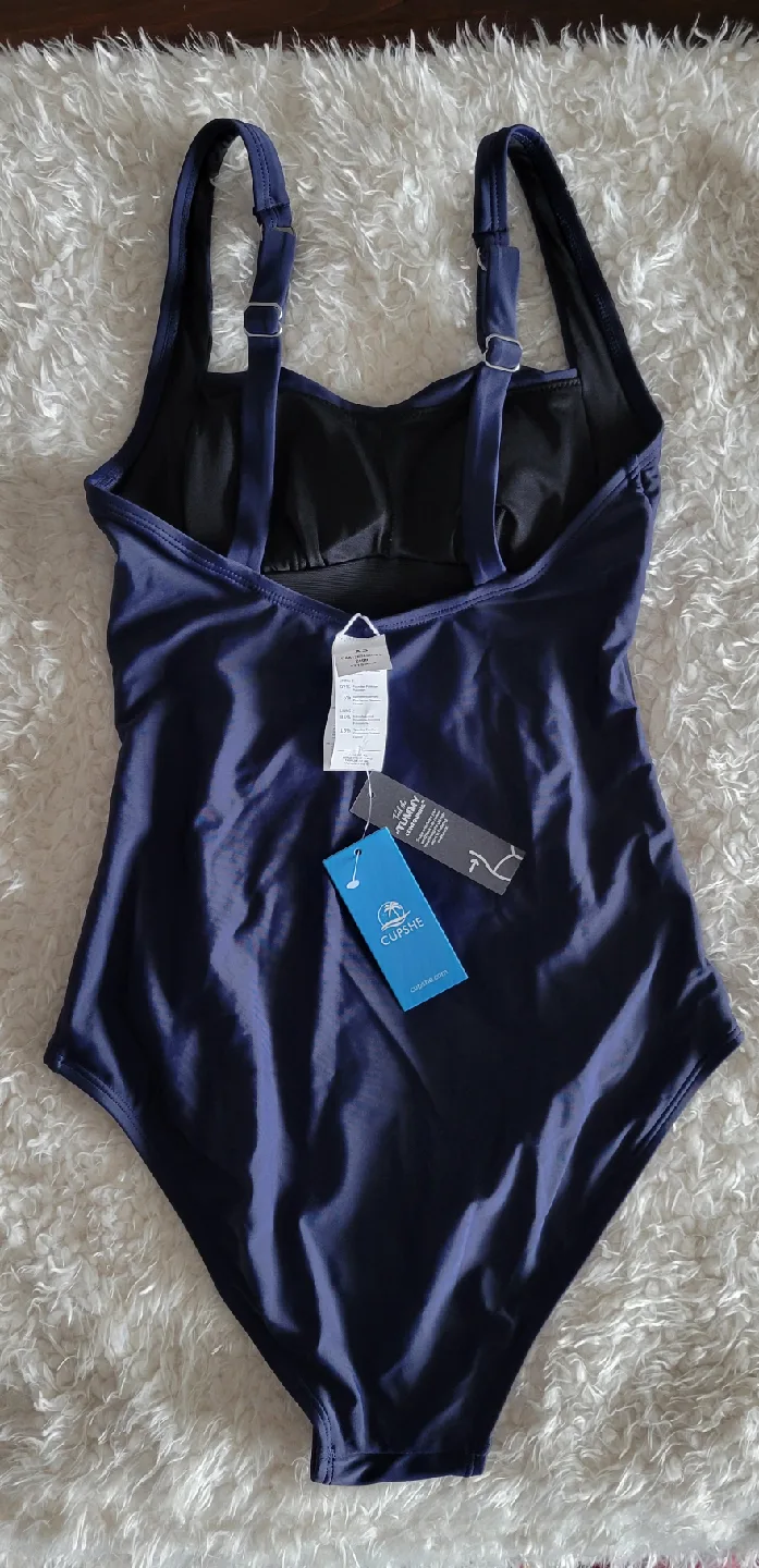 BNWT - Navy Blue One Piece Swimsuit - Size XS image indicator(4)