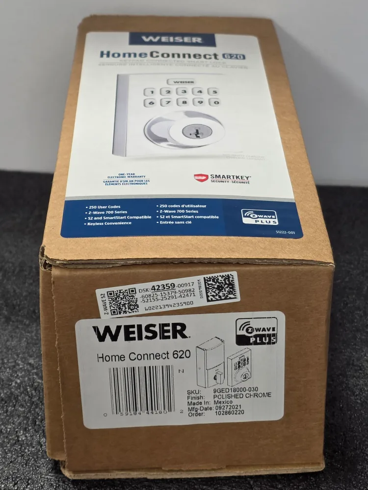 New Weiser HomeConnect 620 Keypad Smart Lock image indicator(4)