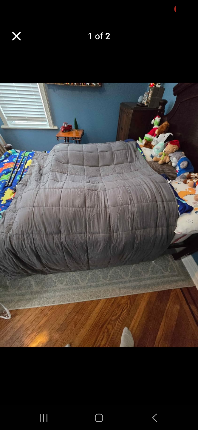 Ynm Gray Weighted Blanket
