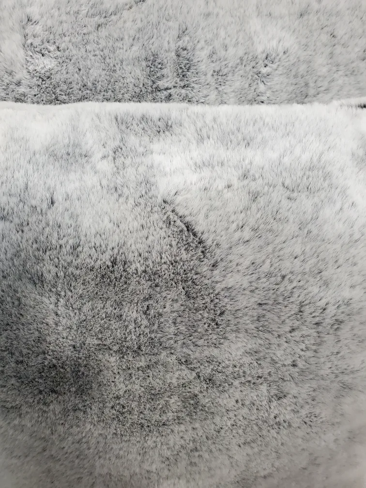 Grey Faux Fur Throw Pillows (2 for $12) 🥕 image indicator(2)