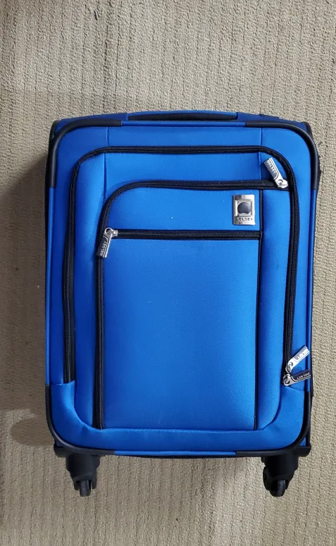 Delsey Blue Carry-On Suitcase image indicator(2)