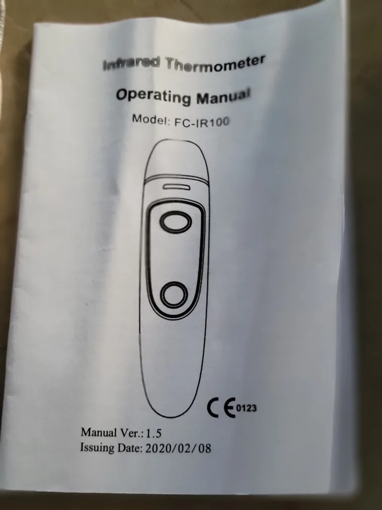 CareVersion FC-IR100 Infrared Thermometer image indicator(2)