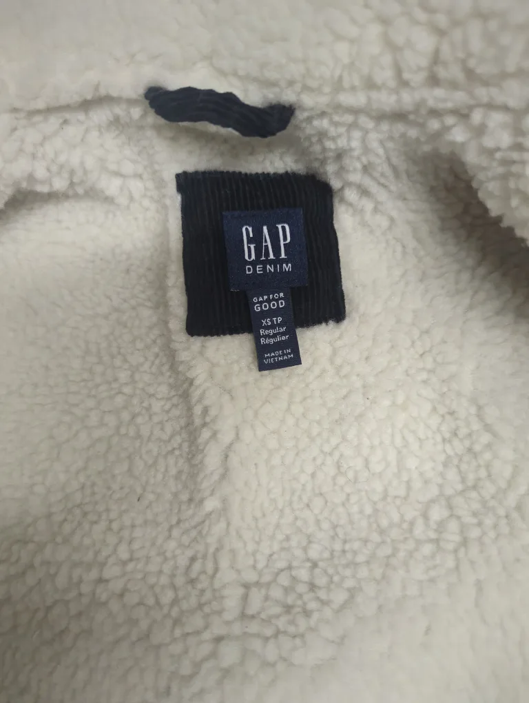 GAP Denim Corduroy Sherpa Jacket - XS image indicator(3)