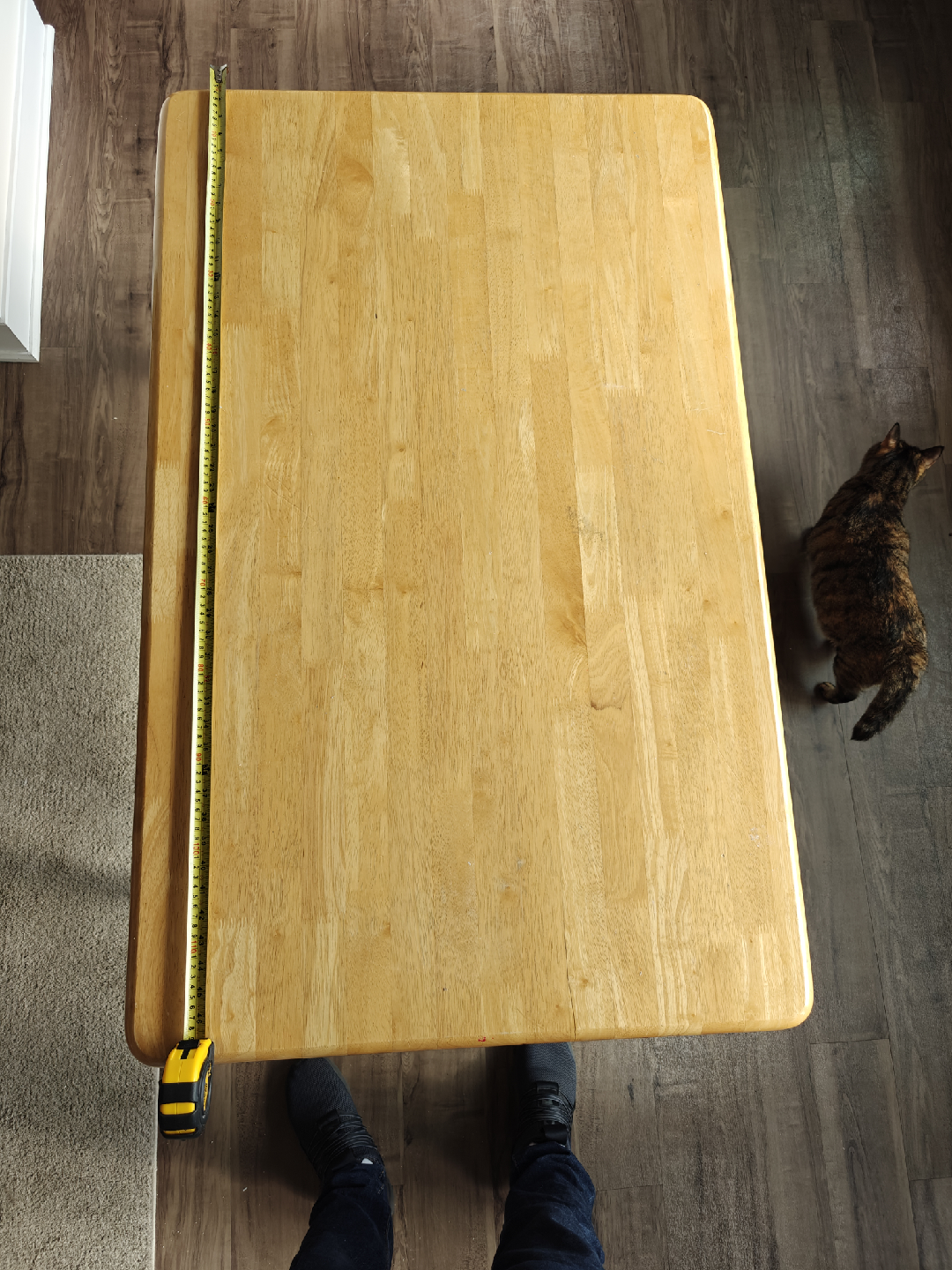 Solid wood table 47"x29"x29" - photo 2