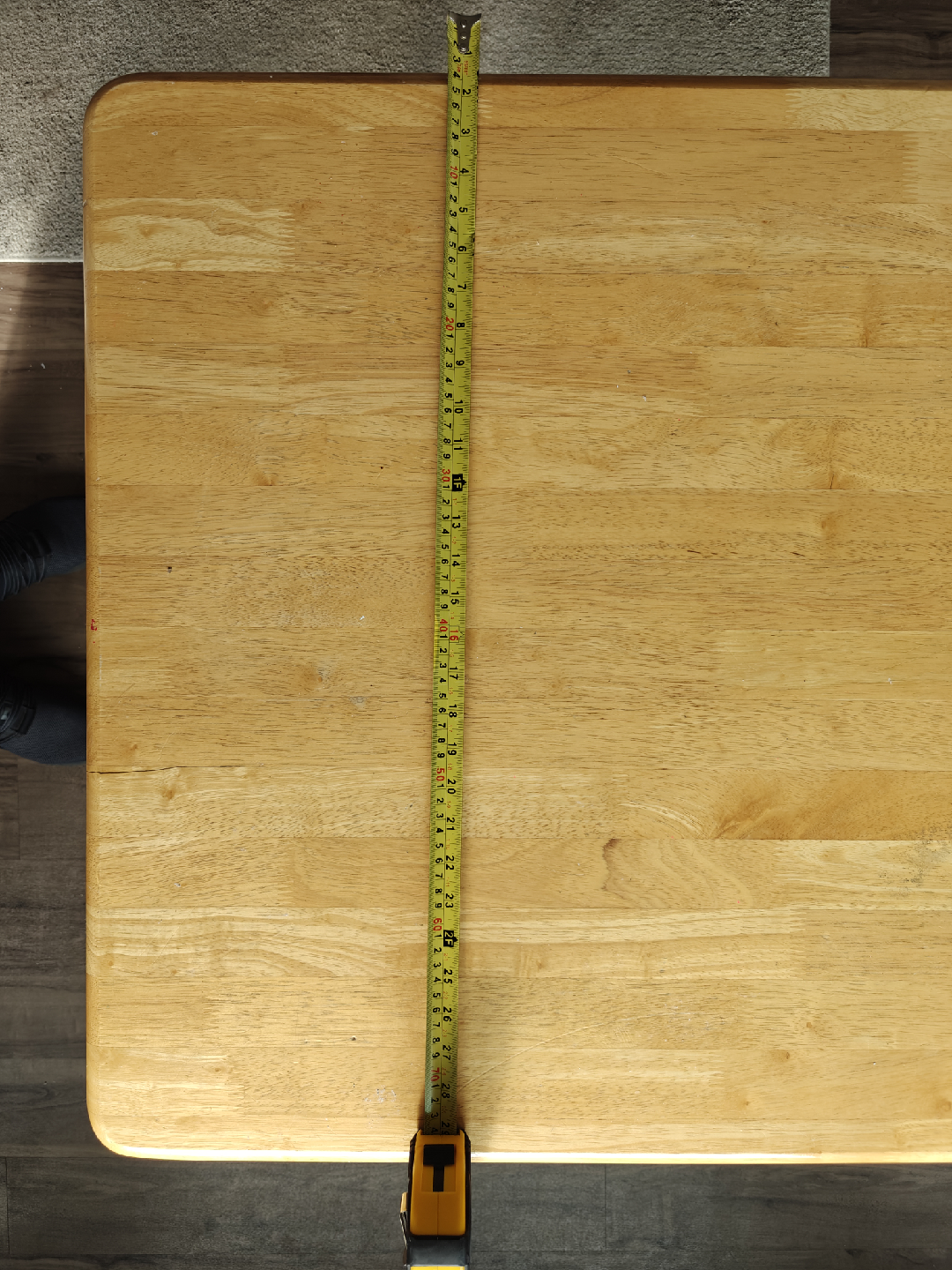 Solid wood table 47"x29"x29" - photo 3