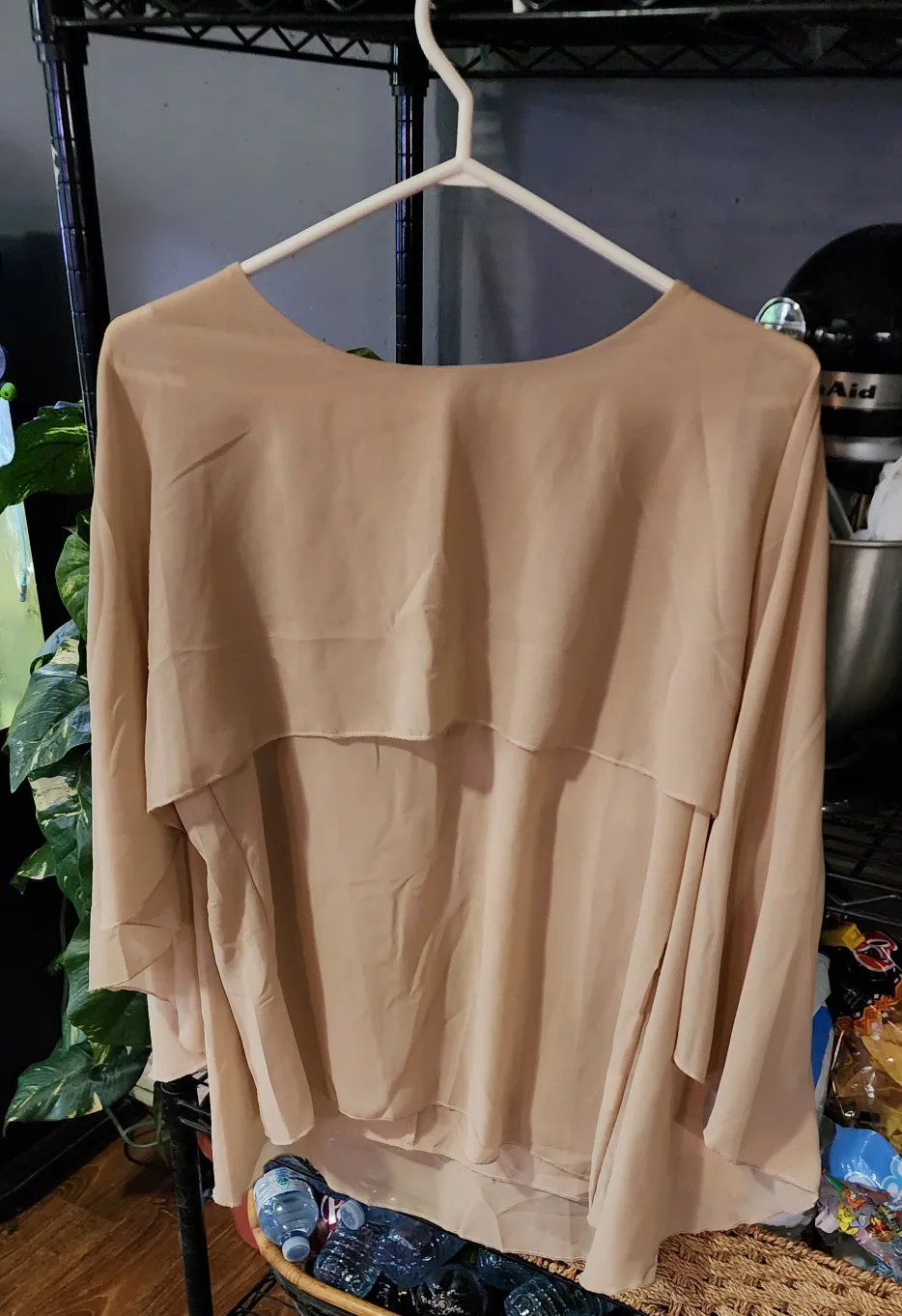 Beige Long Sleeve Blouse thumbnail