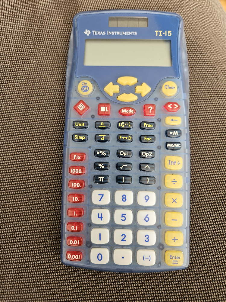Texas Instruments TI-15 Calculator