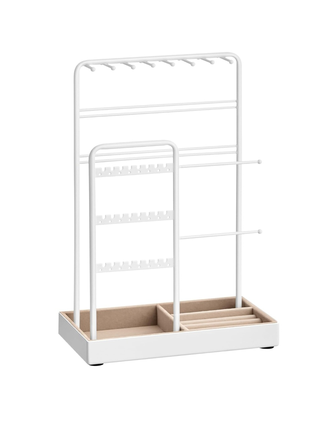 SONGMICS White Jewelry Organizer Stand