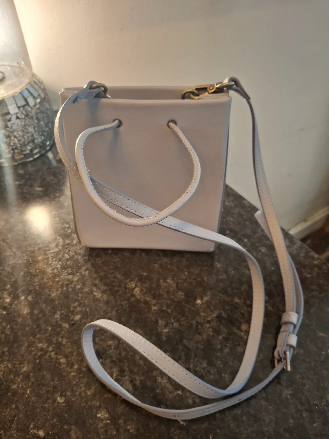 Auxiliary Light Blue Mini Tote Bag thumbnail
