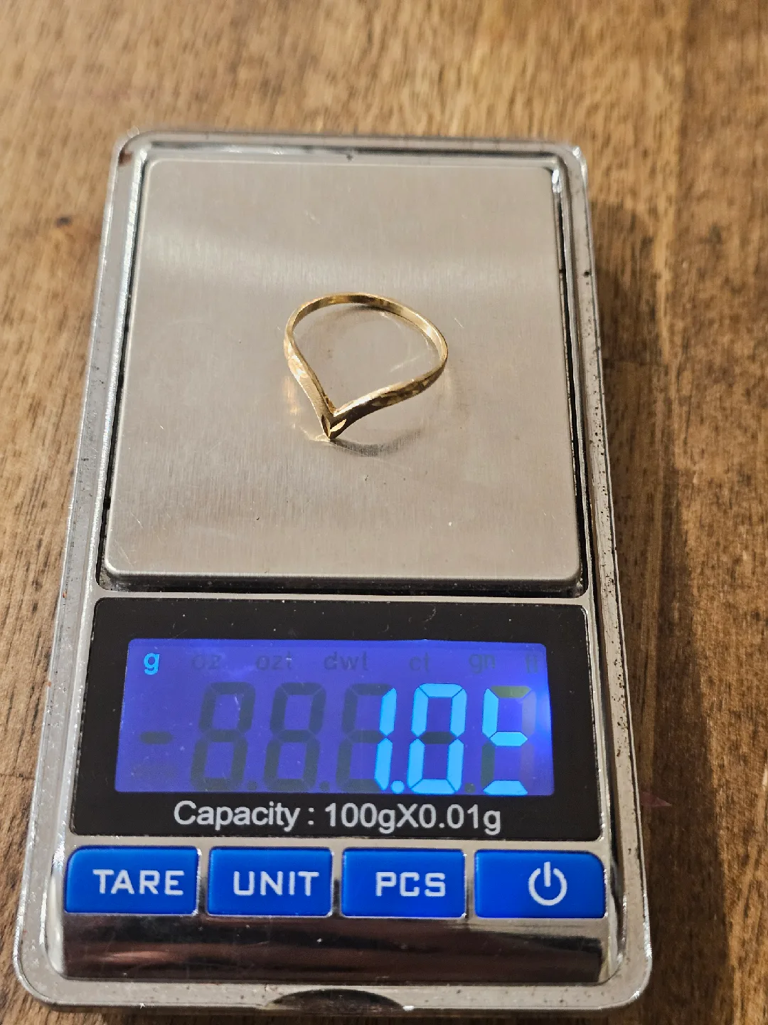 10K Gold Chevron Ring - Size 5 thumbnail