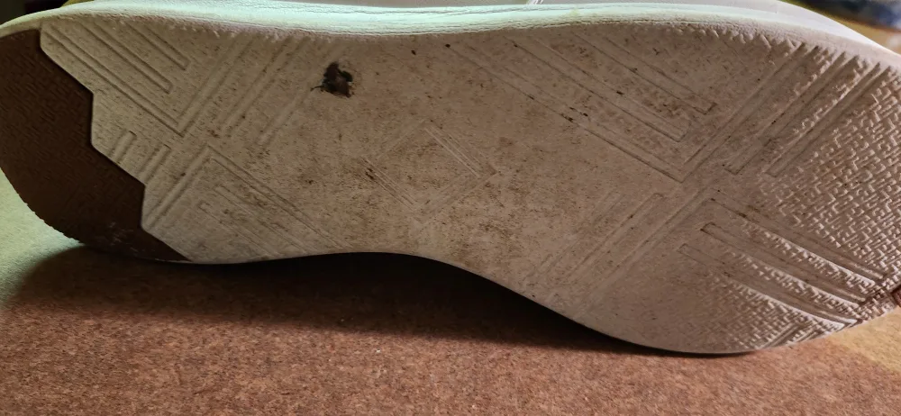 Men's White Sneakers - Size 13 image indicator(2)