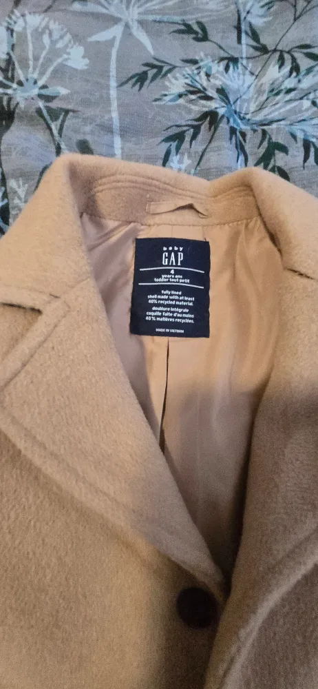 Baby Gap Wool Blend Coat - Size 3 Years image indicator(2)