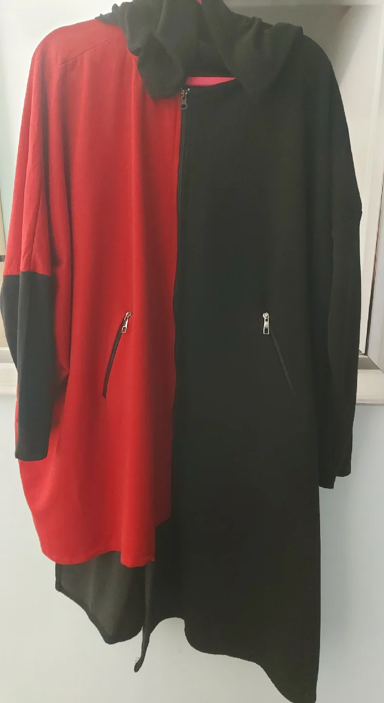 Red and Black Hooded Coat thumbnail