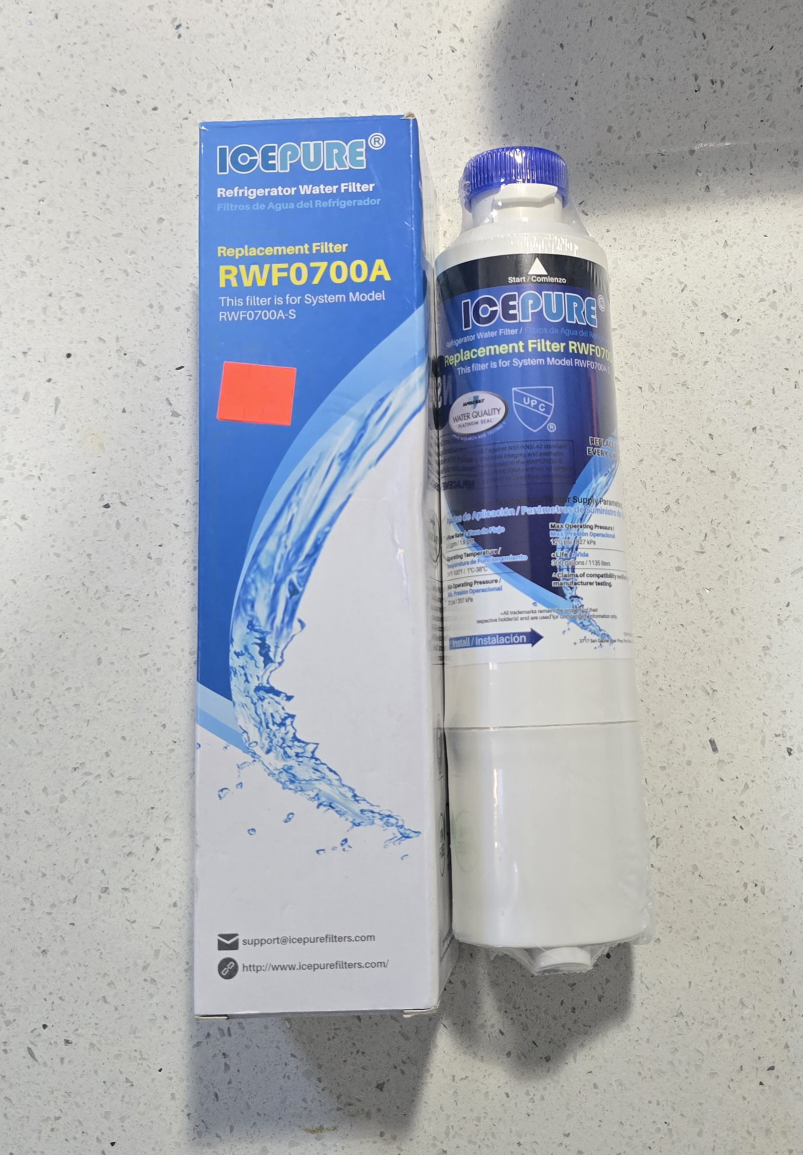 New ICEPURE Refrigerator Water Filter RWF0700A For Samsung Model