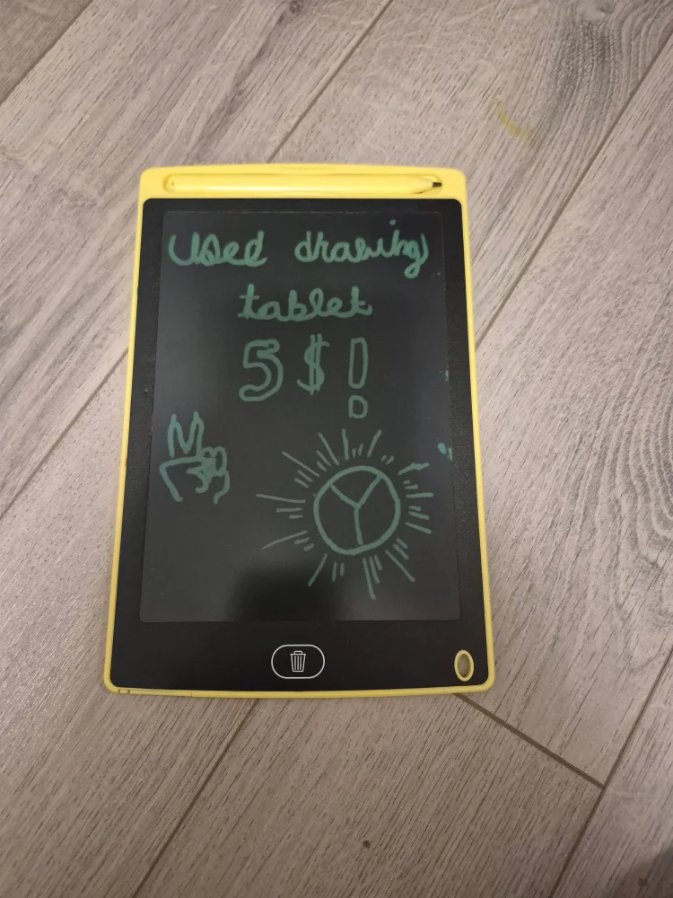 Yellow Drawing Tablet - $4 CASH ONLY thumbnail