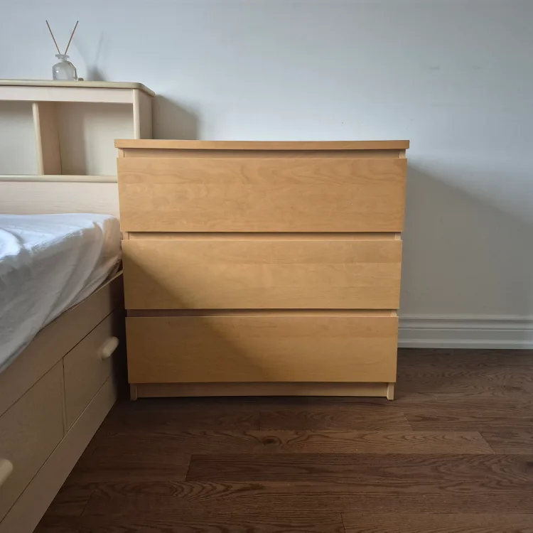 ikea malm 3 drawer dresser Ikea Malm 3 Drawer Chest - Cottage - bedroom