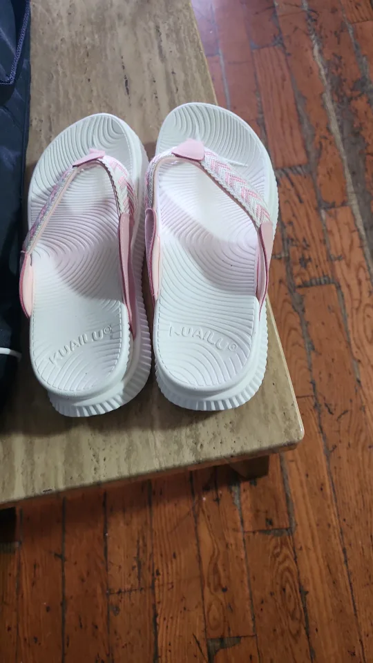 KUAILU Women's Thong Sandals - Pink