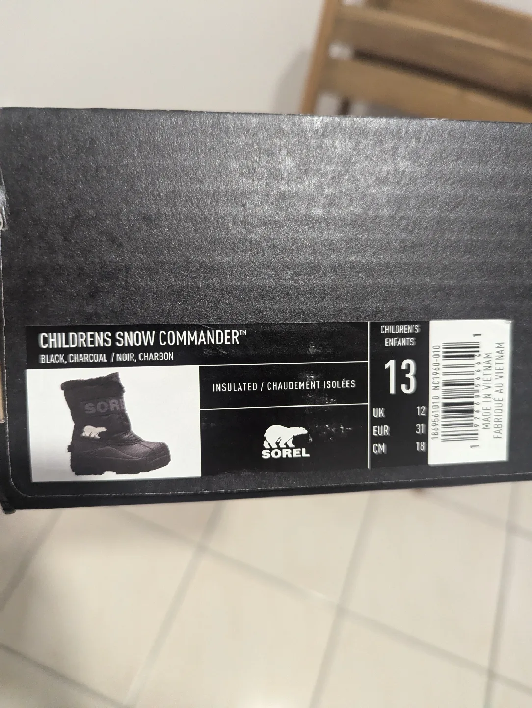 Sorel Kid's Snow Commander Boots, Size 13 image indicator(4)