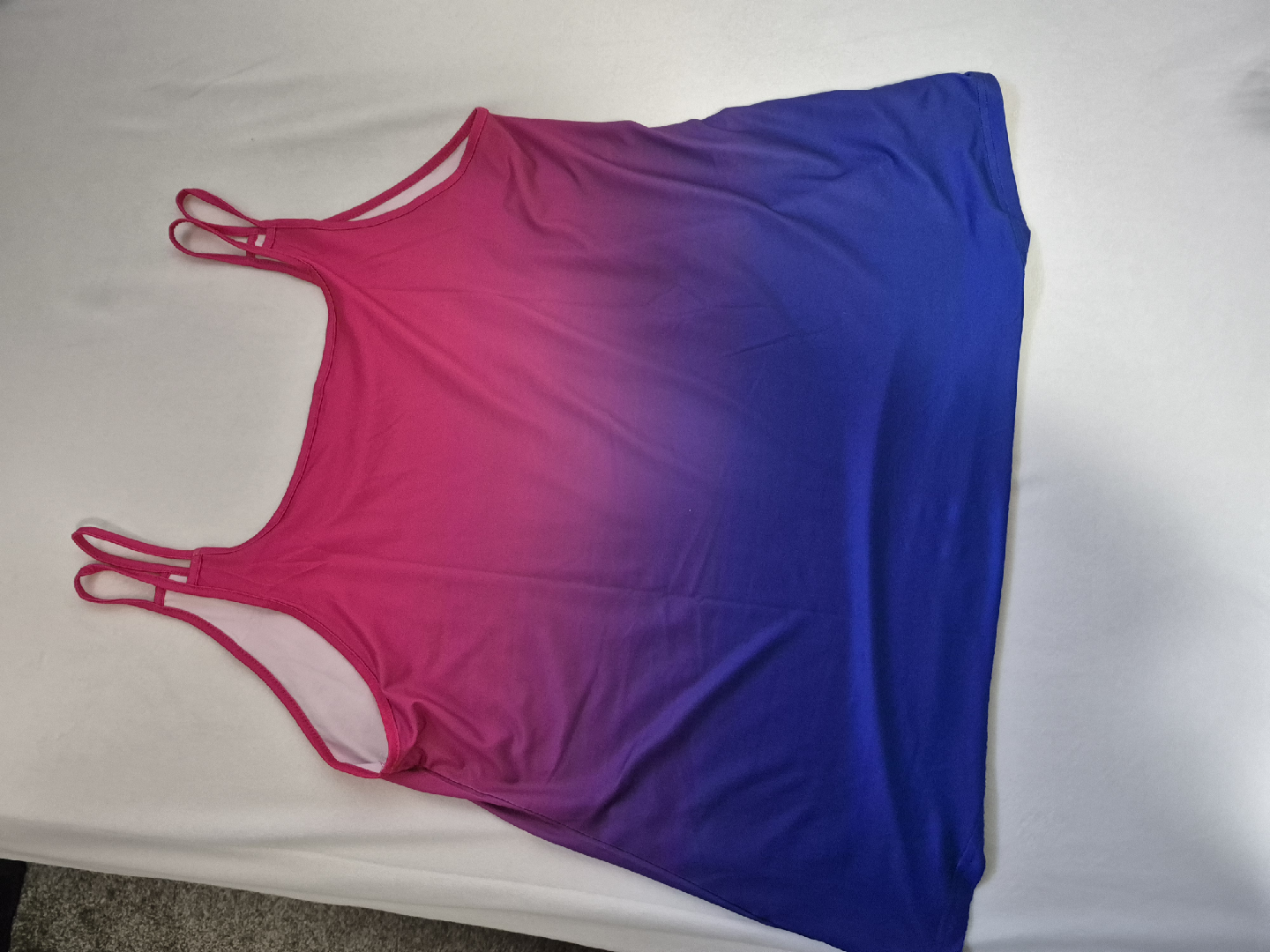 3XL Pink & Blue Ombre Tank Top - photo 2