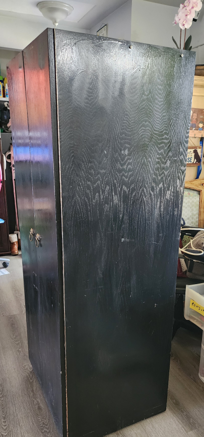 Black Wooden Wardrobe - photo 3