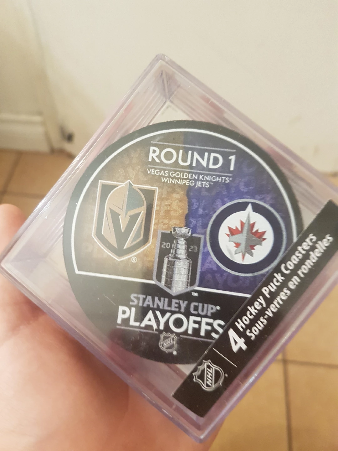 NHL Stanley Cup Playoffs Hockey Puck Coasters - photo 3