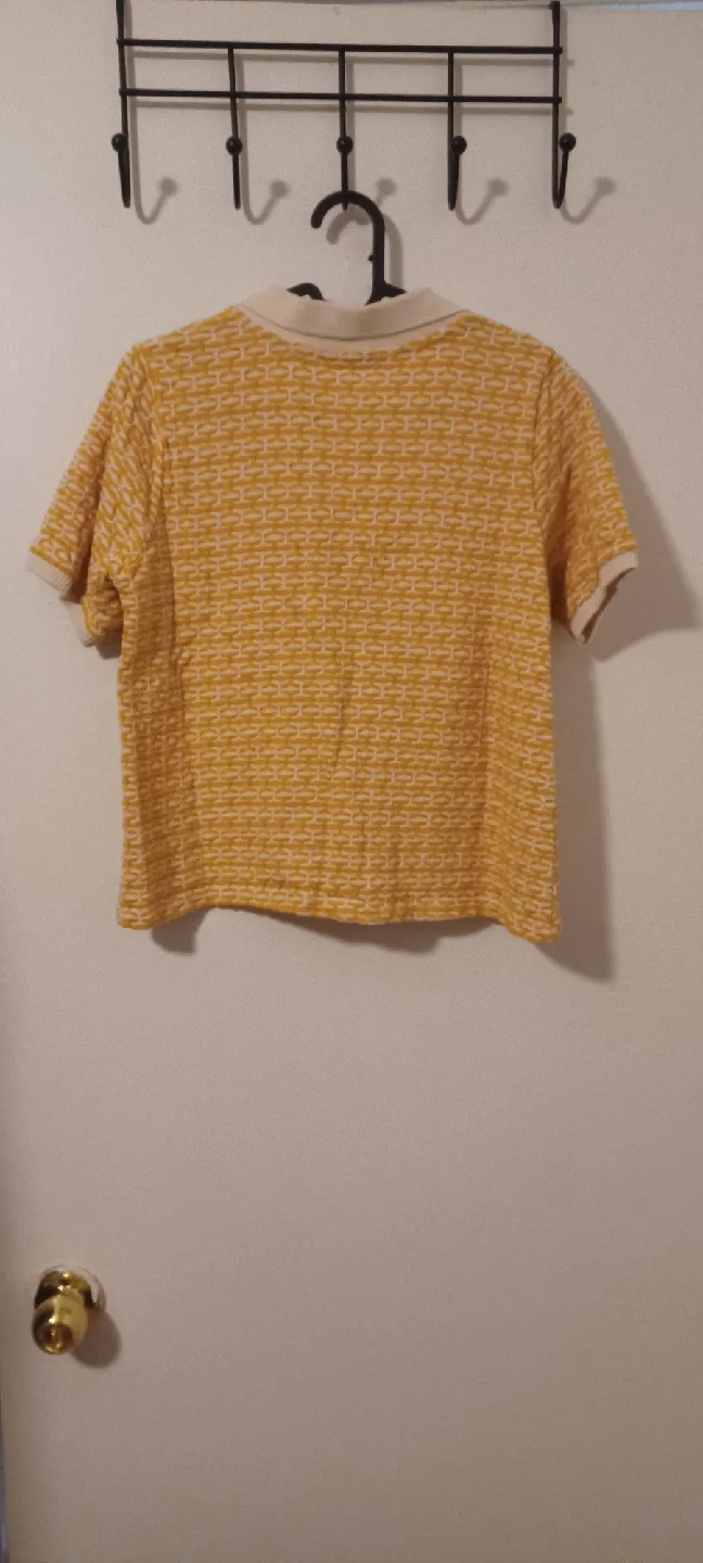 Zara Polo Shirt - Yellow, Size M image indicator(2)
