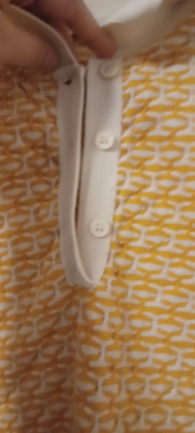 Zara Polo Shirt - Yellow, Size M image indicator(3)