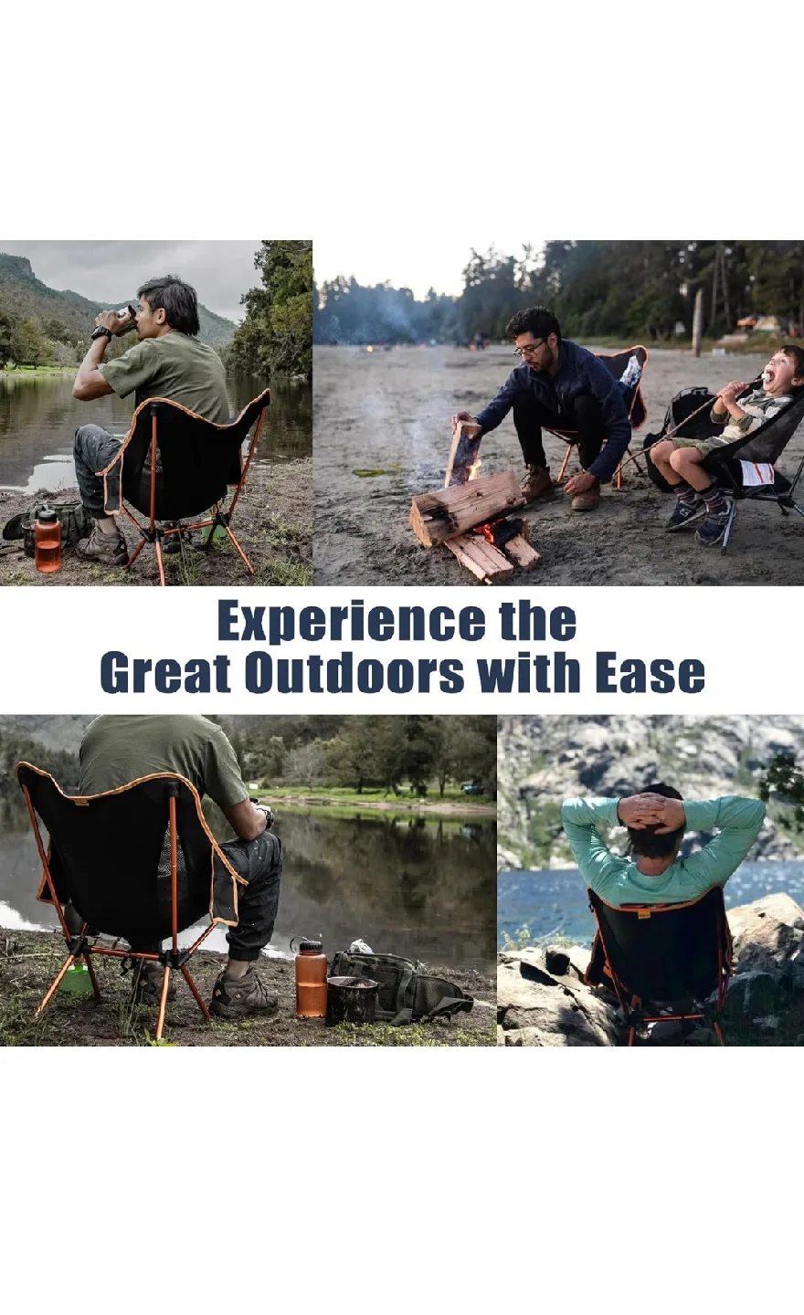 New 2 yizi go Camping Chairs, Folding Camping Chair, Outdoor image indicator(9)