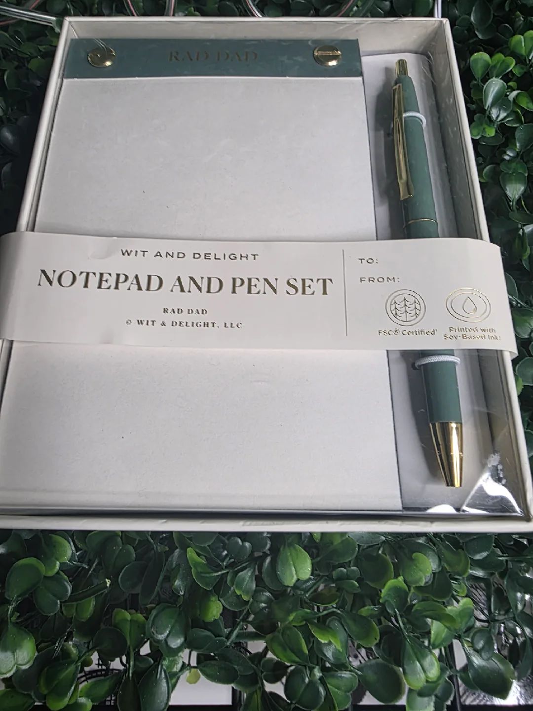 Wit & Delight Notepad and Pen Set - Rad Dad thumbnail