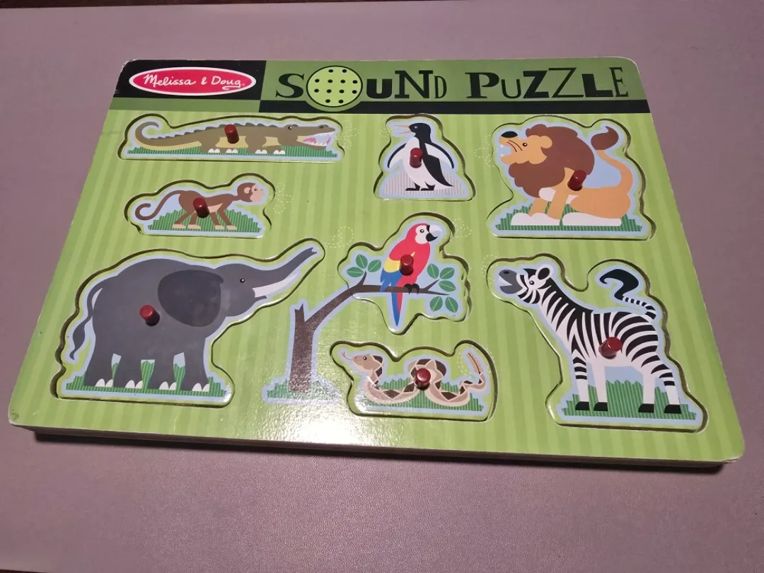 Melissa & Doug Zoo Animals Sound Puzzle thumbnail