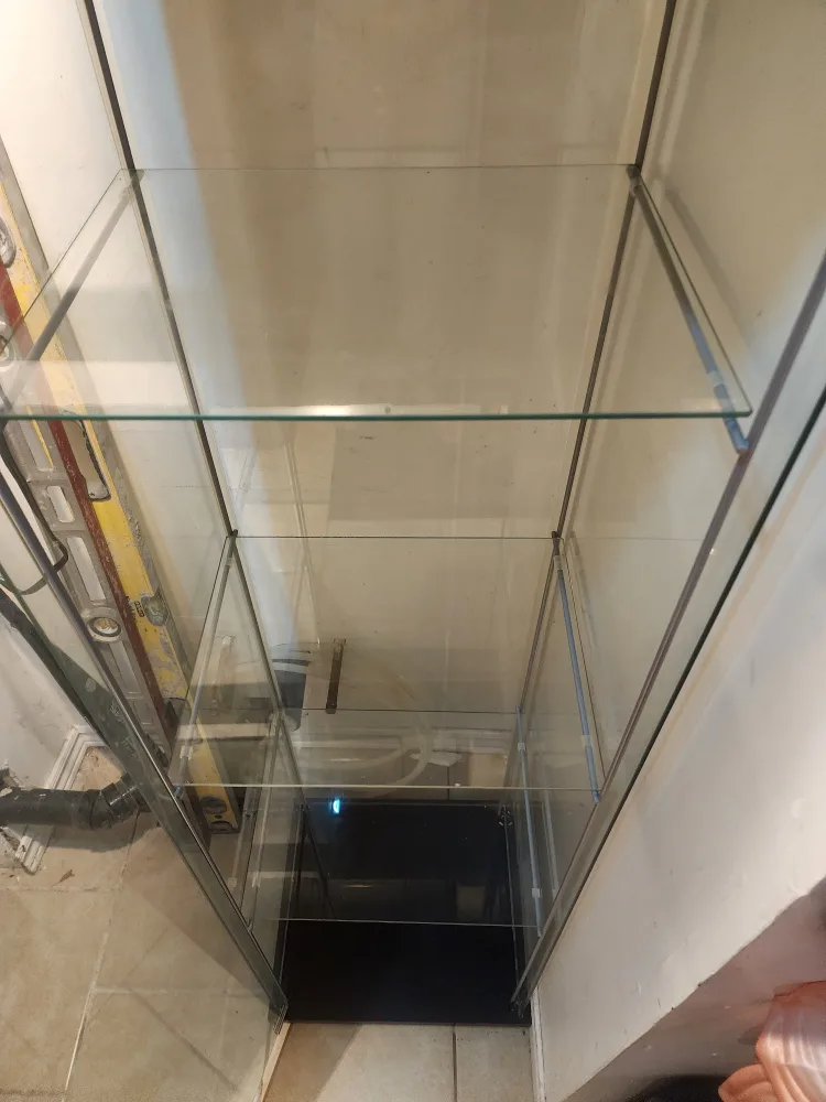 IKEA Detolf Glass Display Case - Black/Clear image indicator(2)