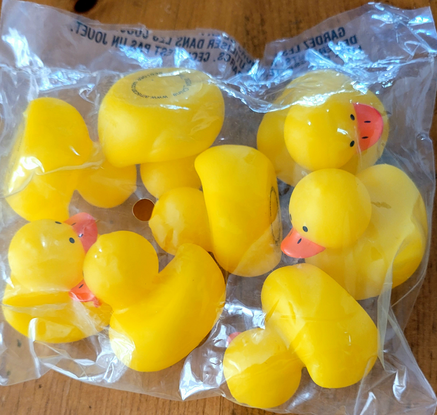 Yellow Rubber Duckies - Pack of 8