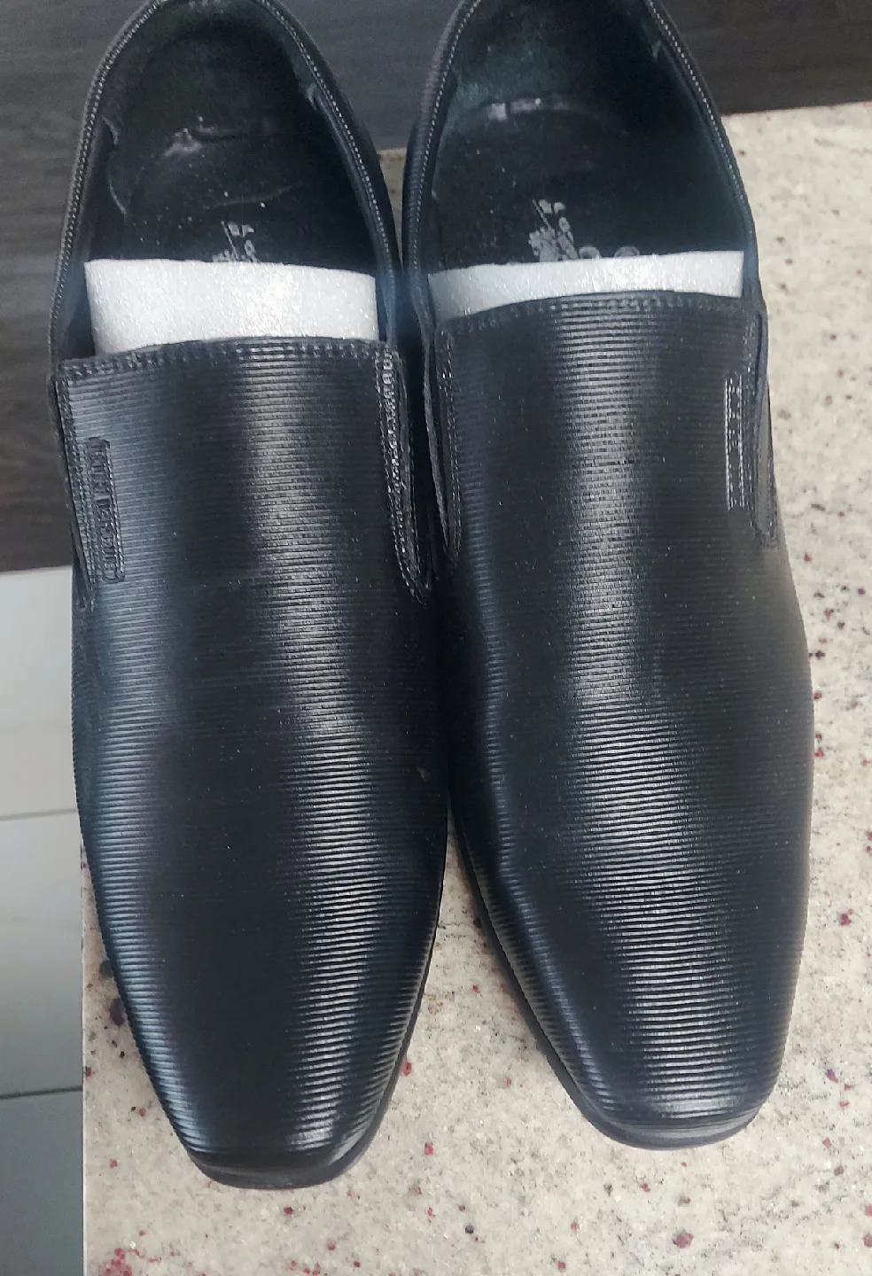 Bon Crette Leather Dress Shoes - Size 44 thumbnail