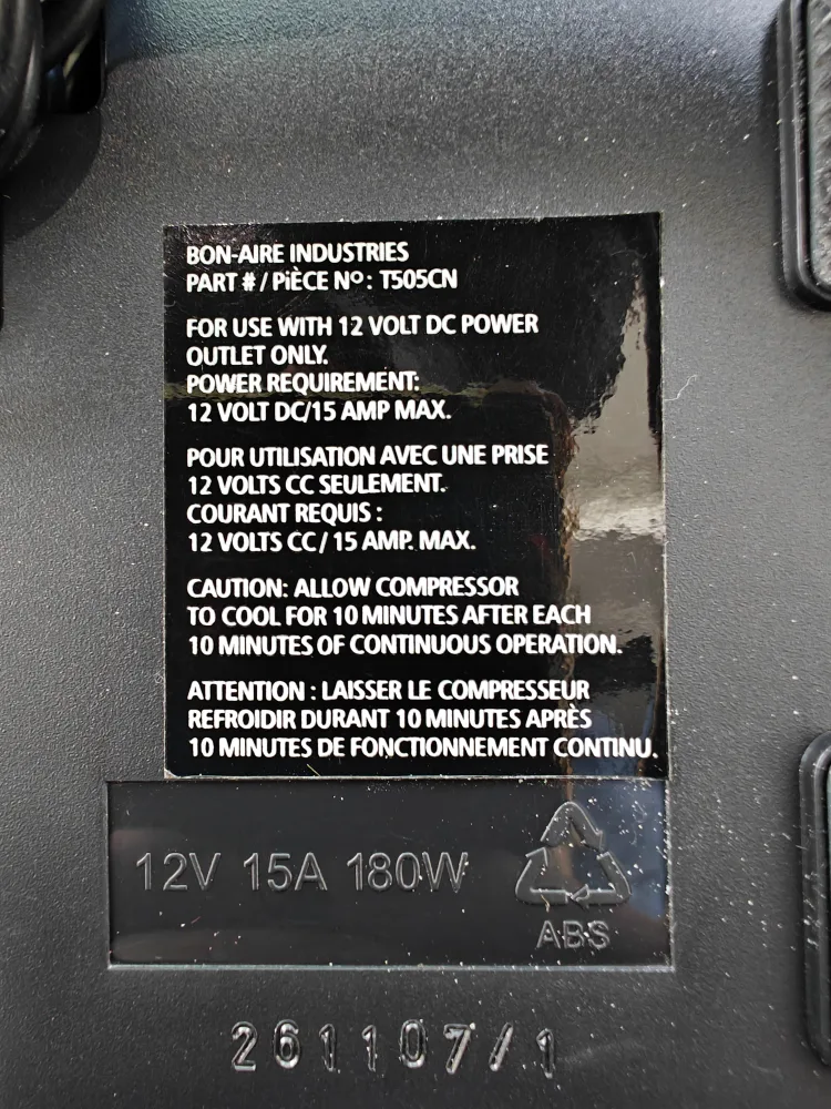 Bonaire High Speed Tire Inflator T505CN image indicator(2)