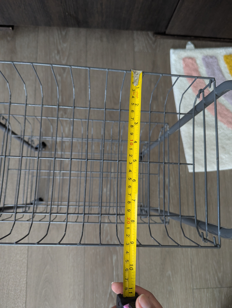 Rolling Metal Wire Basket Storage Cart - photo 2