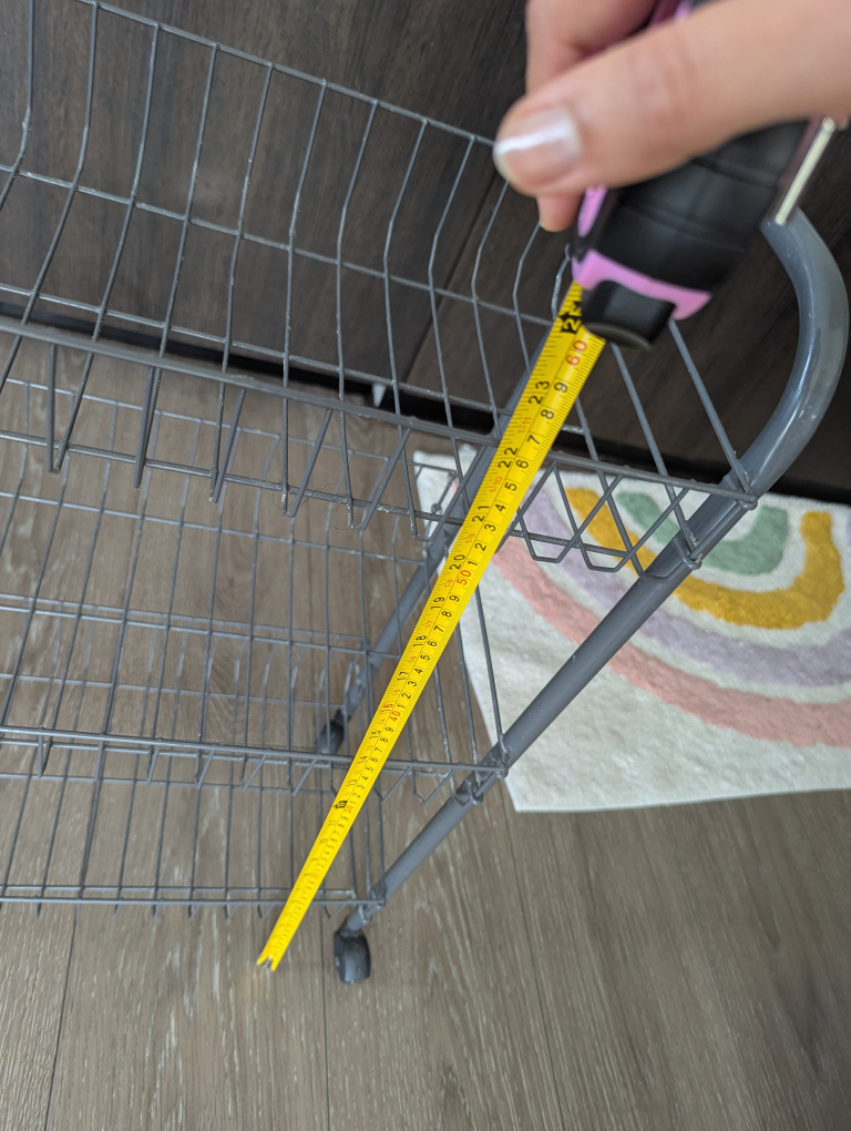 Rolling Metal Wire Basket Storage Cart - photo 3
