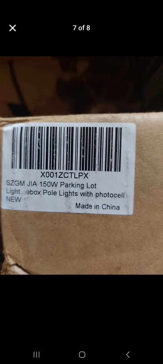 SZGMJIA 150W Parking Lot Light - NEW image indicator(3)