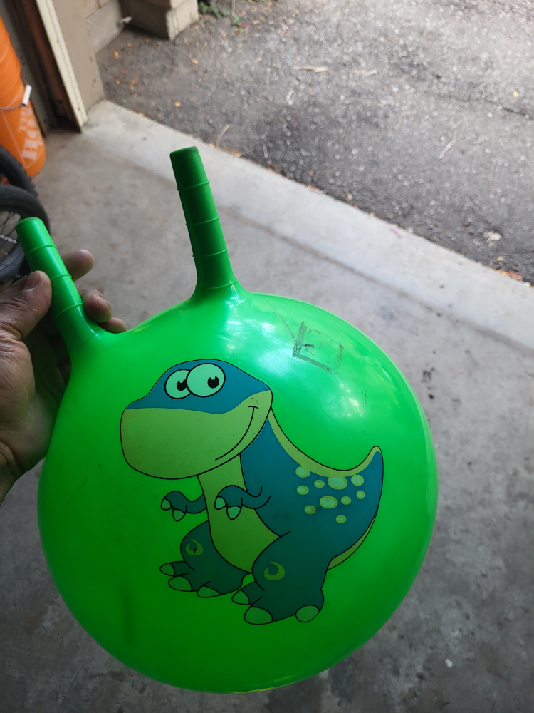 Green Dinosaur Hopper Ball