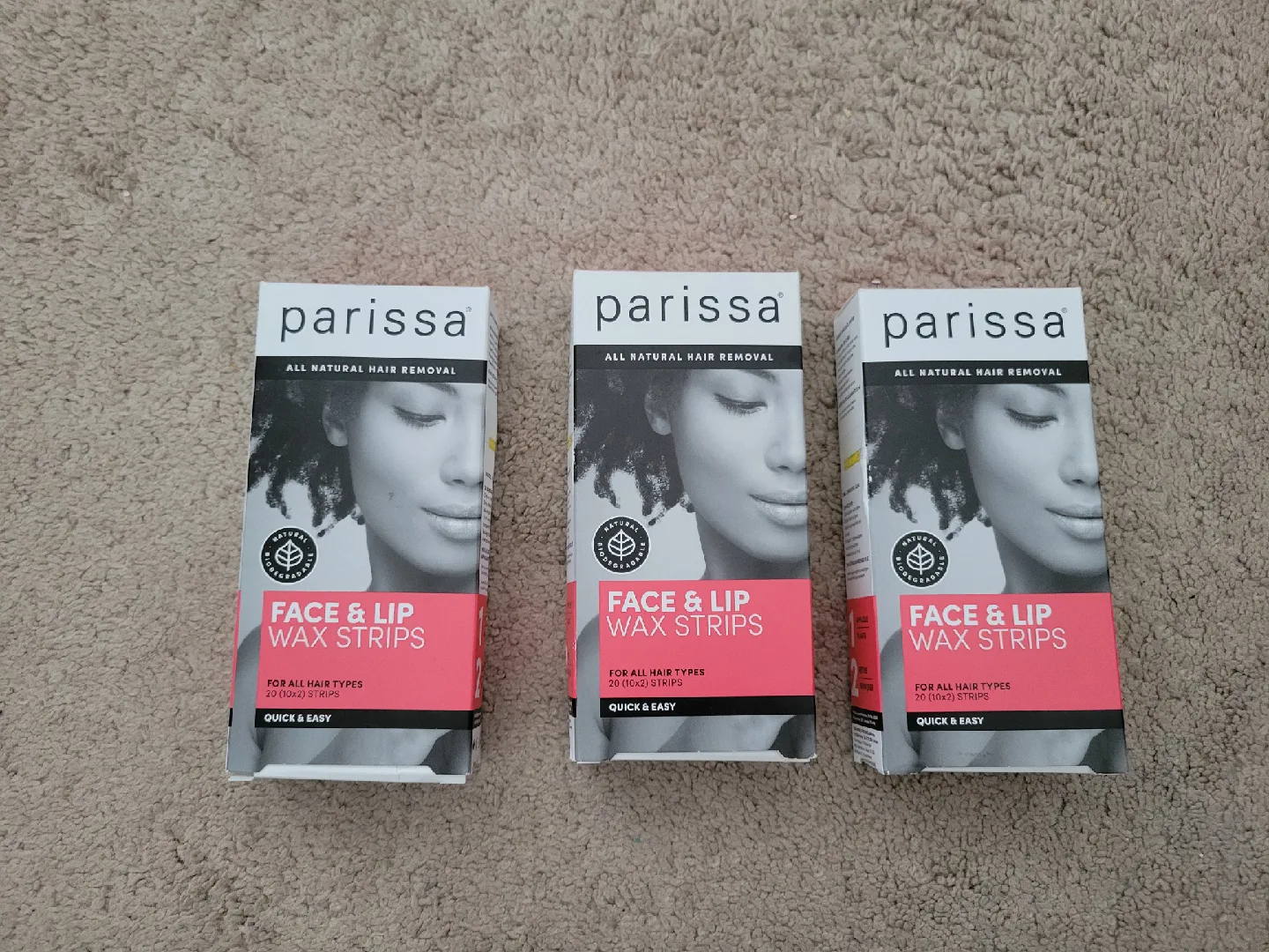 Parissa Face & Lip Wax Strips - 20 Strips thumbnail