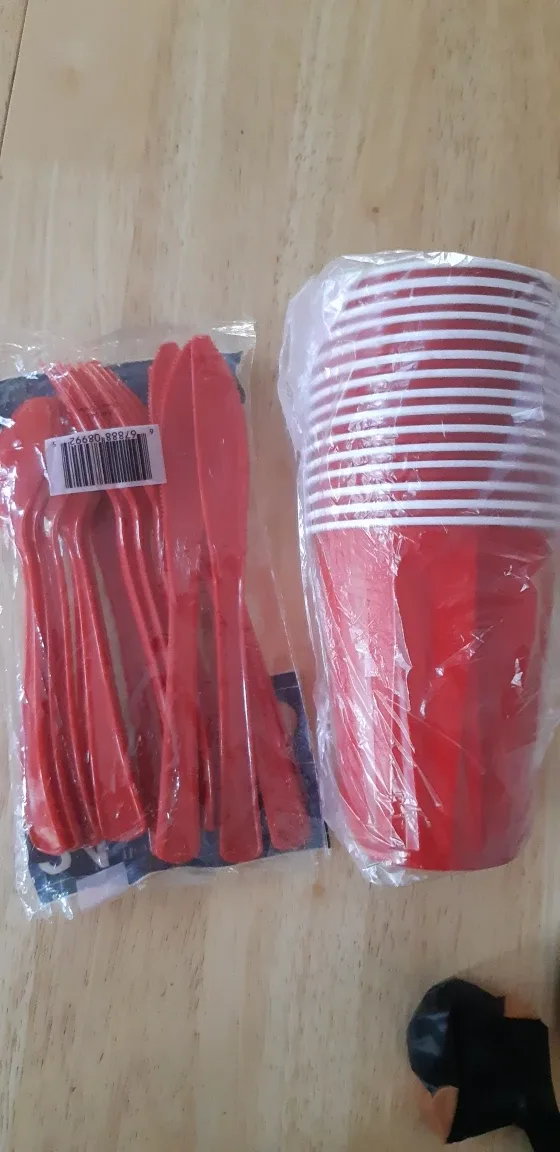 Party Supplies Bundle: Cups, Cutlery, Balloons & More! image indicator(3)