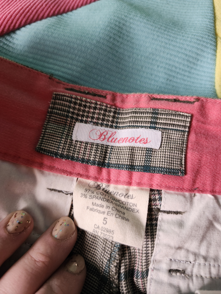 Bluenotes plaid bermuda shorts/capris - photo 4
