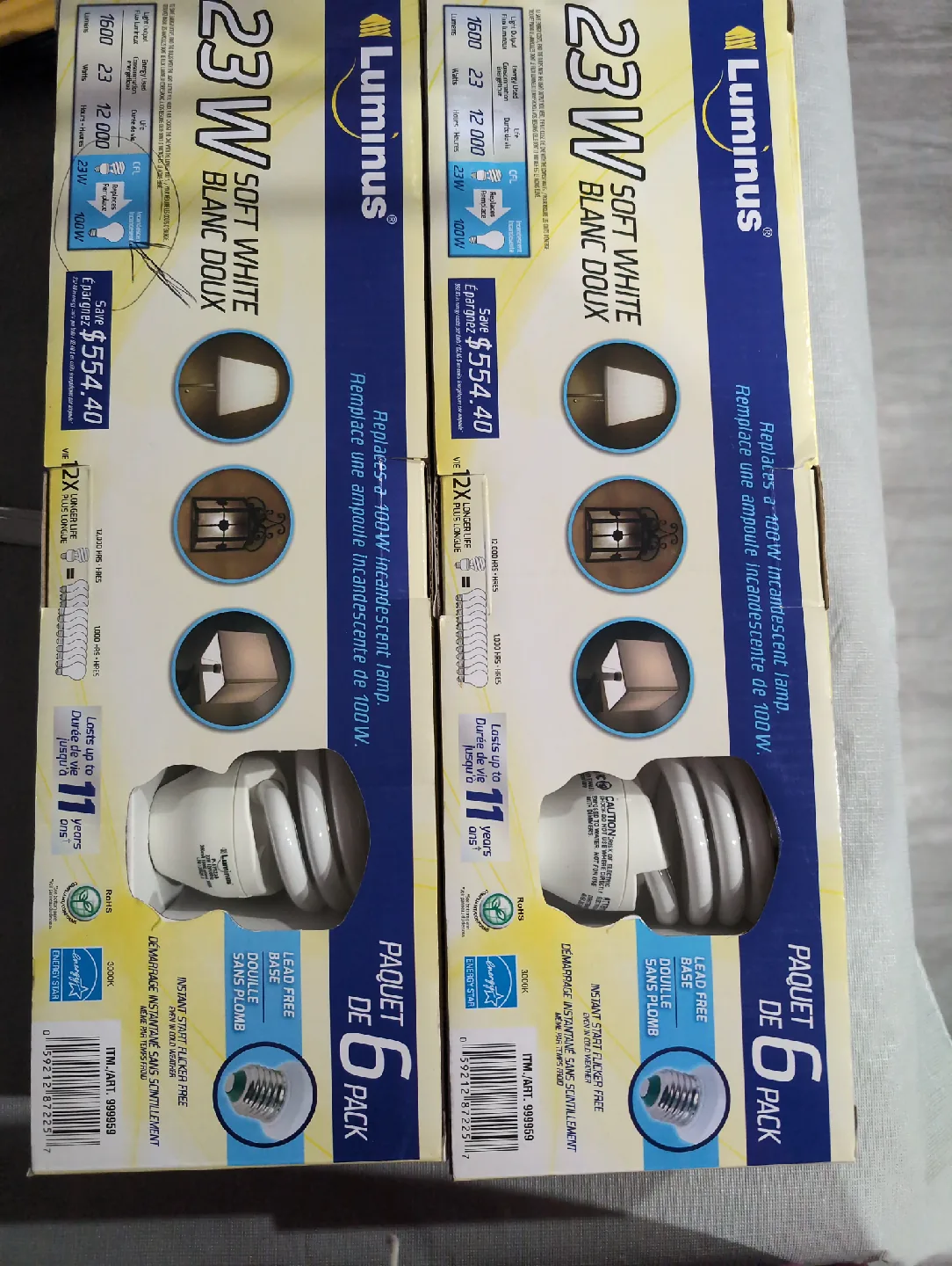 Luminus 23W Soft White Light Bulbs (6-Pack) thumbnail