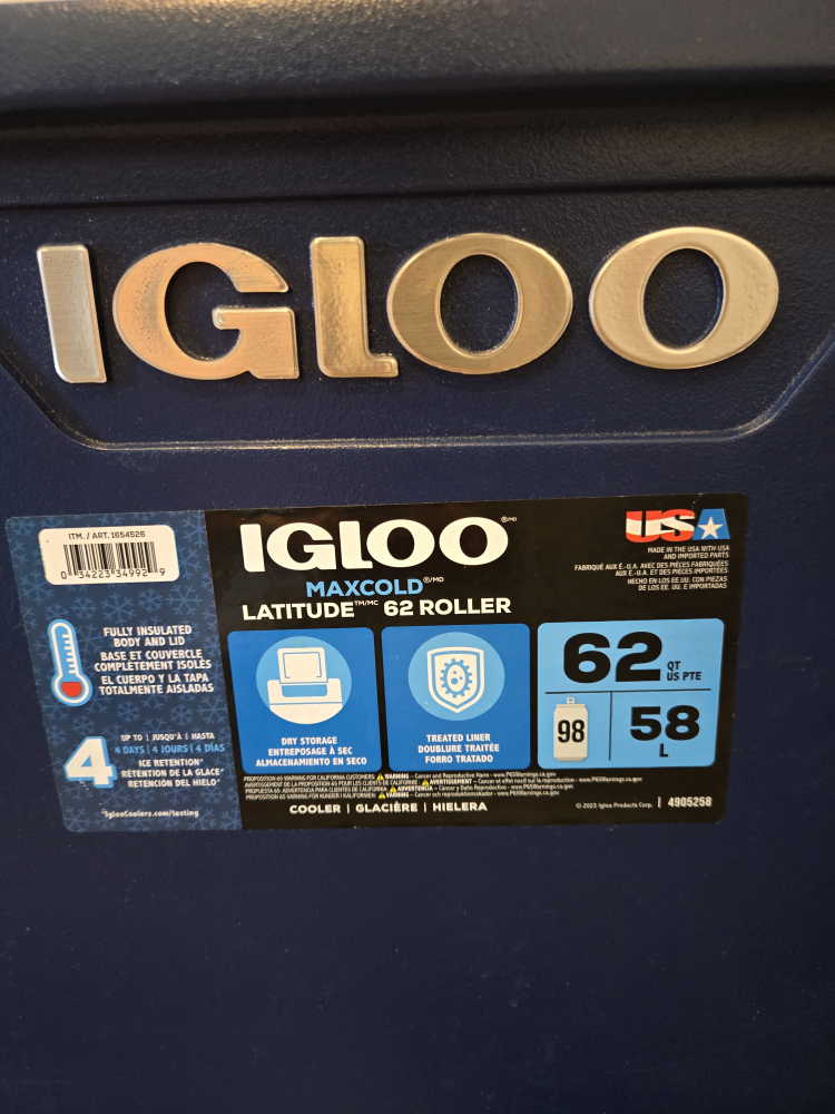 Igloo MaxCold Latitude 62 Roller Cooler - photo 3