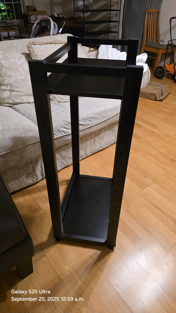 heavy duty black Metal Rolling Cart/stand - photo 5