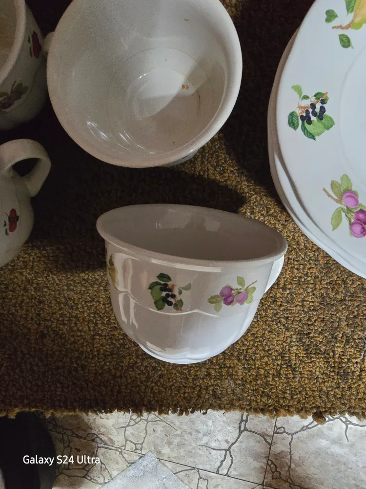 Vintage Fruit Patterned Dishes image indicator(4)