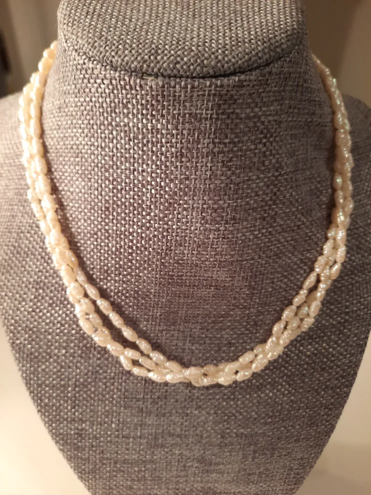 Pearl Necklace 14K Gold Clasp image indicator(7)