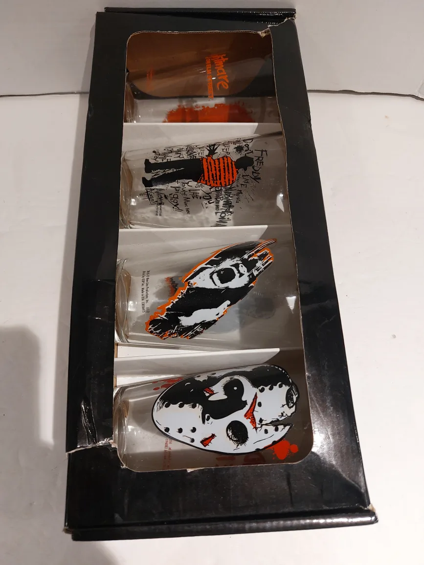 ICUP Horror Movie Glass Set - New in Box! image indicator(4)