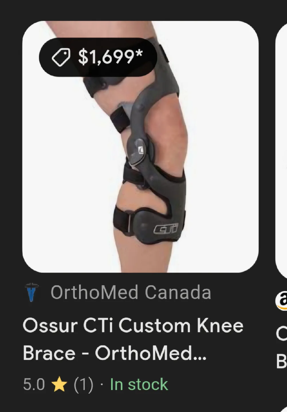 Össur CTI Custom Knee Brace