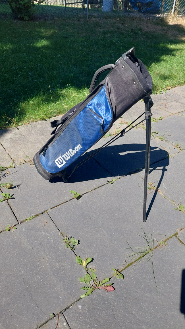 jr Wilson Golf Stand Bag - Blue & Black